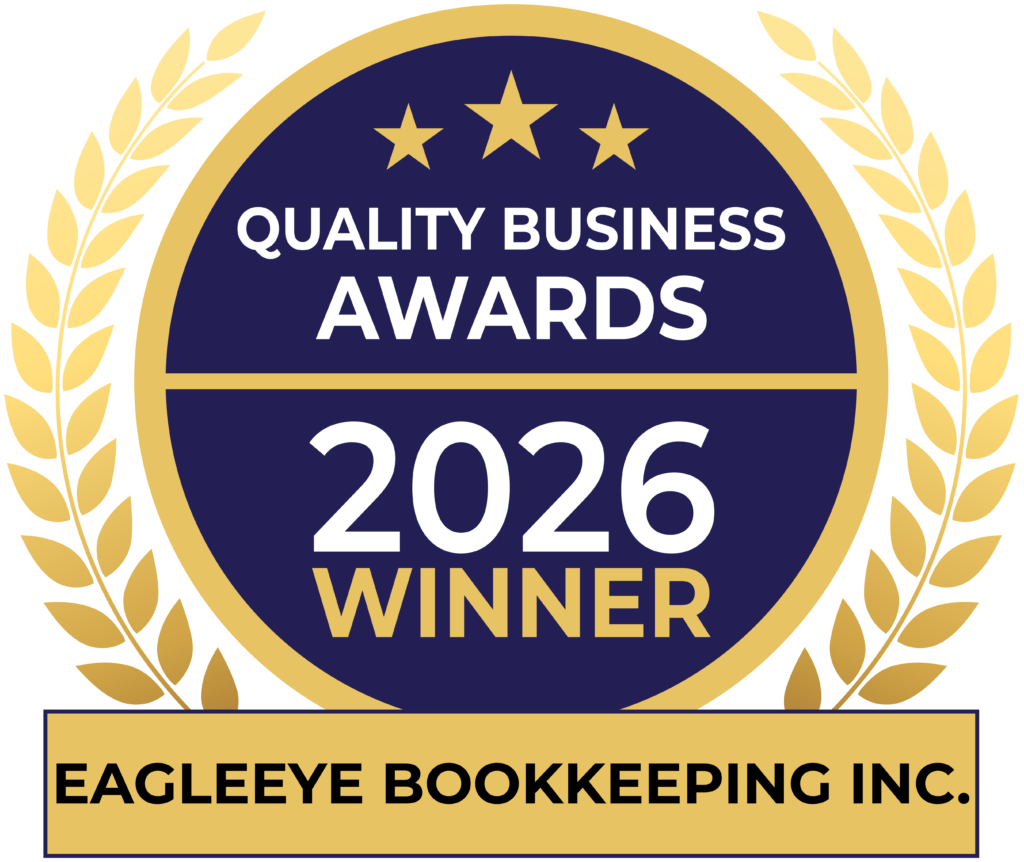 Quality Business Awards 2026 Winner, Eagleeye Bookkeeping Inc.